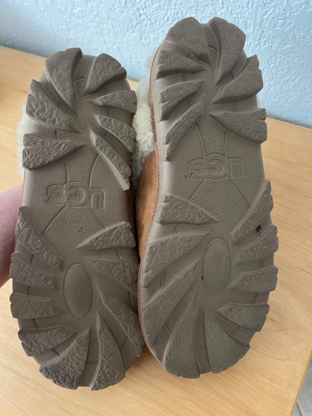 UGG Chestnut Suede Slippers 8 - Picture 6 of 6